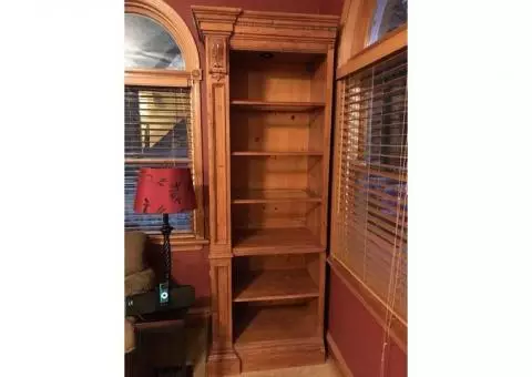 Ethan Allen Lighted Book Cases